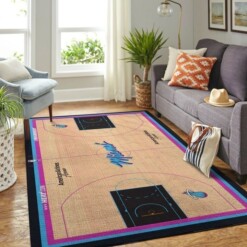 Miami Heat Living Room Area Rug