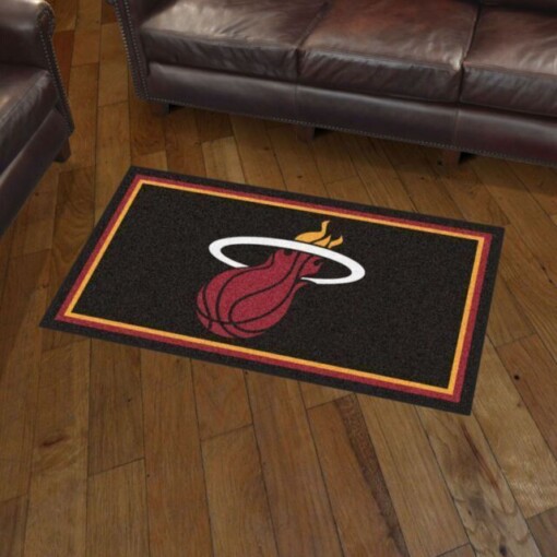 Miami Heat Living Room Area Rug