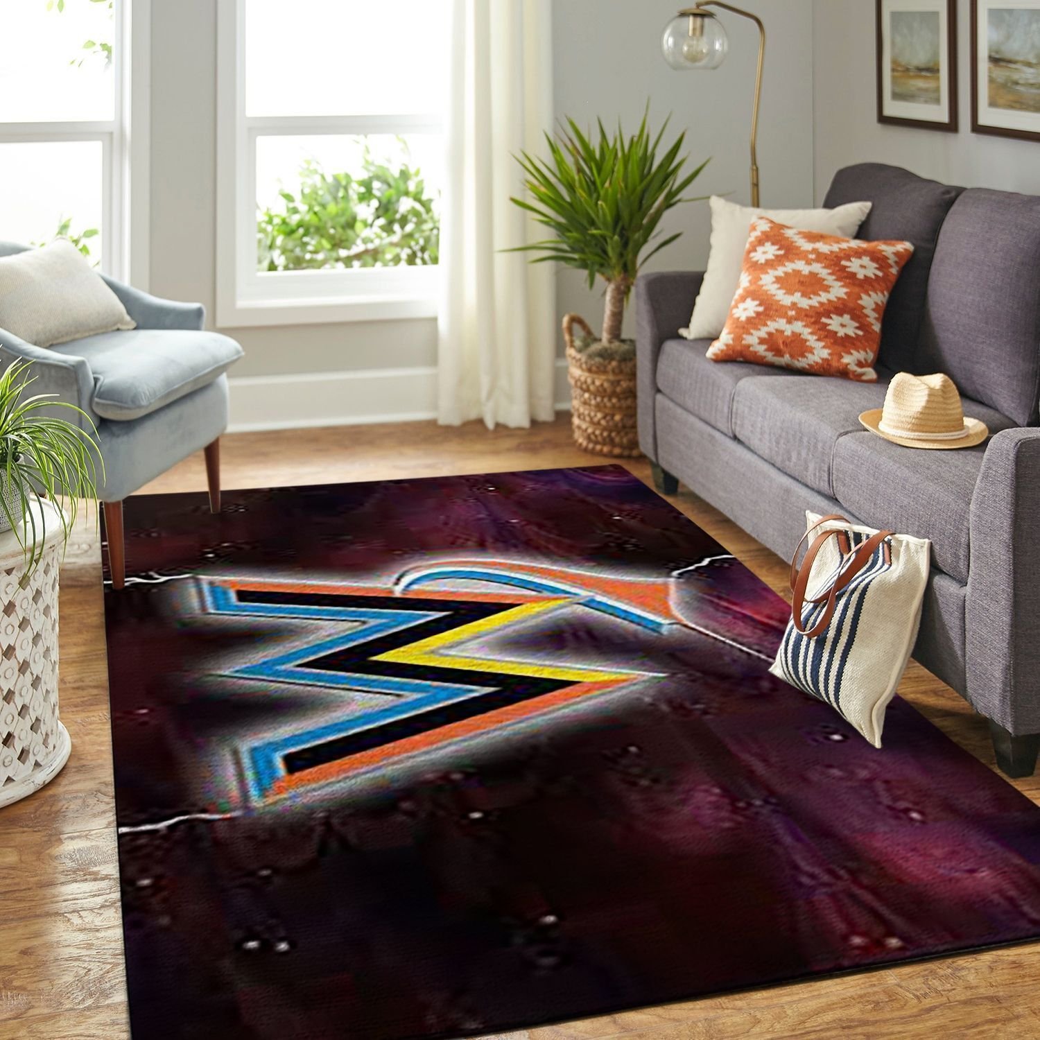 Miami Marlins Living Room Area Rug