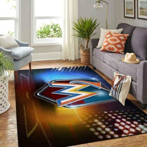 Miami Marlins Living Room Area Rug