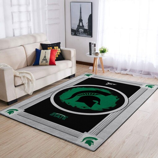 Michigan State Spartans Living Room Area Rug