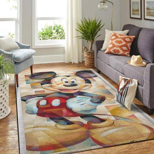 Mickey Mouse Living Room Area Rug