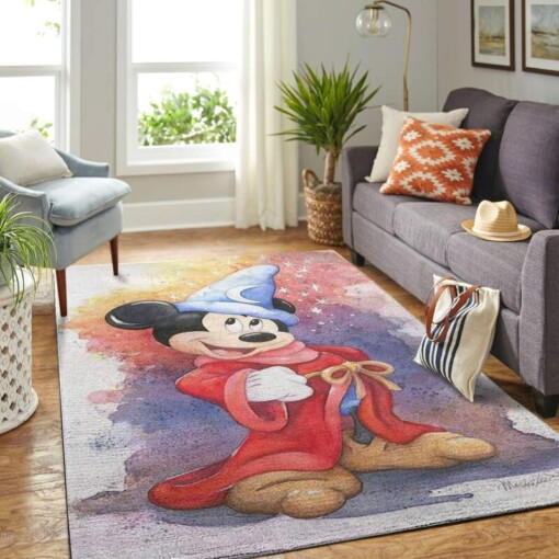 Mickey Mouse Living Room Area Rug