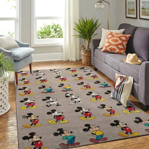 Mickey Mouse Living Room Area Rug