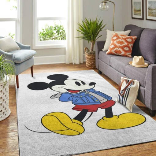 Mickey Mouse Living Room Area Rug