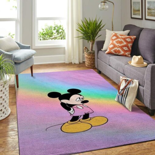 Mickey Mouse Living Room Area Rug