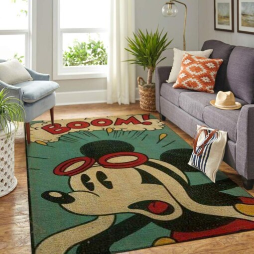 Mickey Mouse Living Room Area Rug