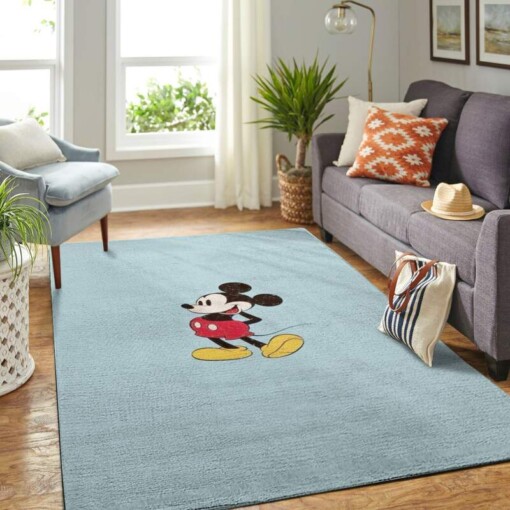 Mickey Mouse Living Room Area Rug