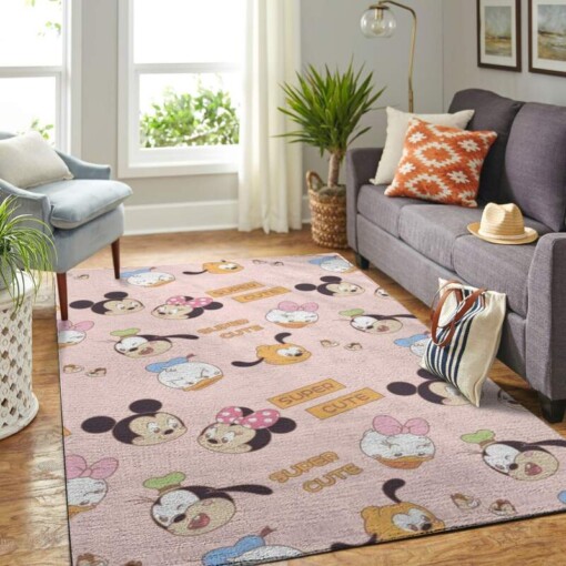 Mickey Mouse Living Room Area Rug