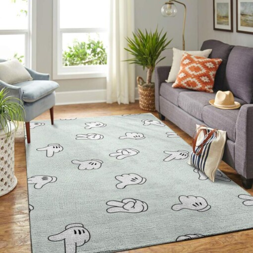 Mickey Mouse Living Room Area Rug