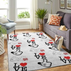 Mickey Mouse Living Room Area Rug