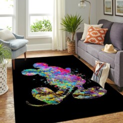 Mickey Mouse Living Room Area Rug