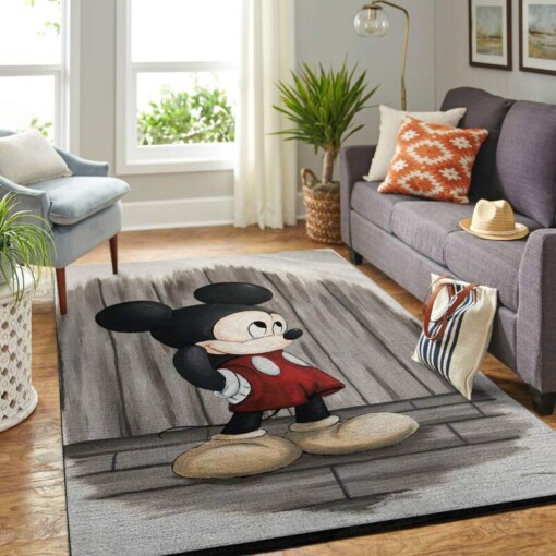 Mickey Mouse Living Room Area Rug