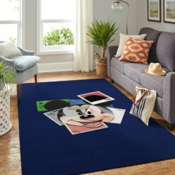 Mickey Mouse Living Room Area Rug