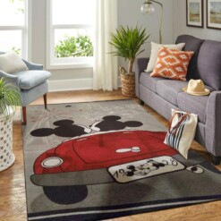 Mickey Mouse Living Room Area Rug