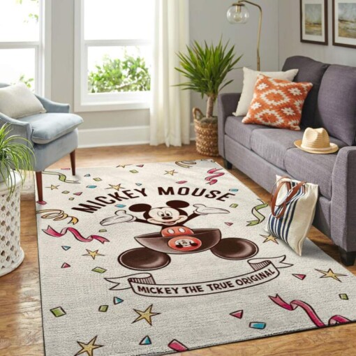 Mickey Mouse Living Room Area Rug