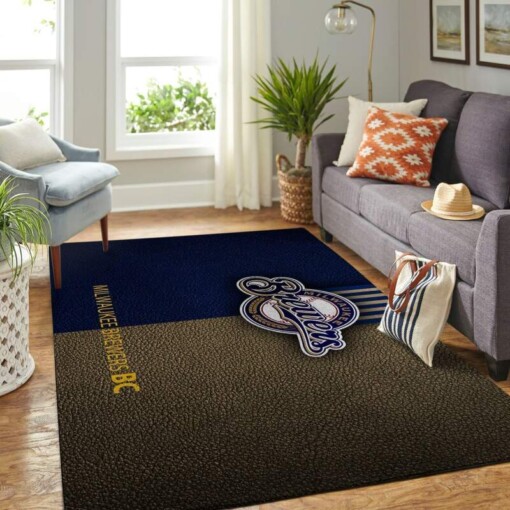 Milwaukee Brewers Living Room Area Rug