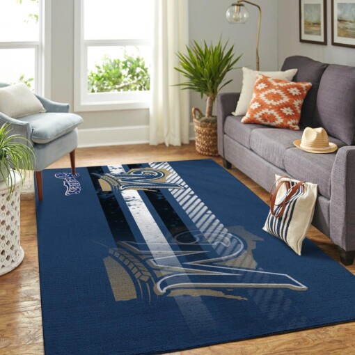 Milwaukee Brewers Living Room Area Rug