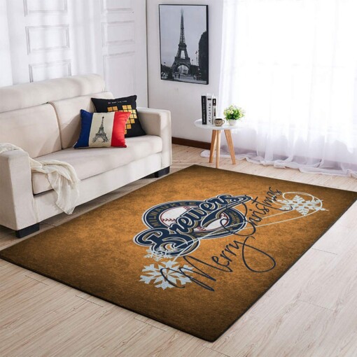 Milwaukee Brewers Living Room Area Rug