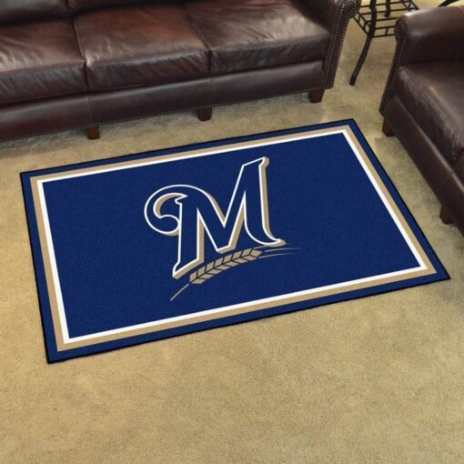 Milwaukee Brewers Living Room Area Rug