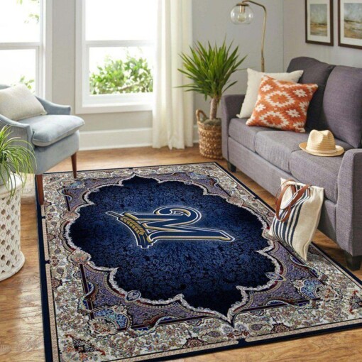 Milwaukee Brewers Living Room Area Rug