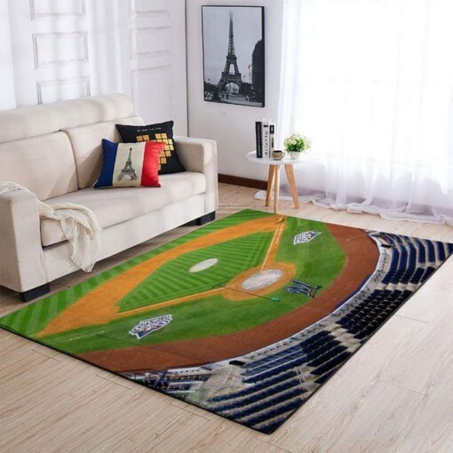 Milwaukee Brewers Living Room Area Rug