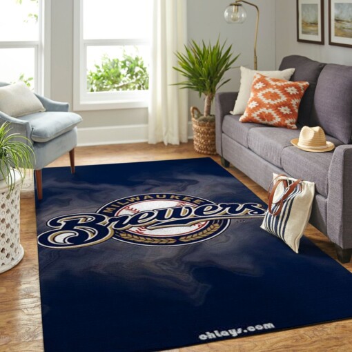 Milwaukee Brewers Living Room Area Rug