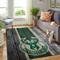 Milwaukee Bucks Living Room Area Rug