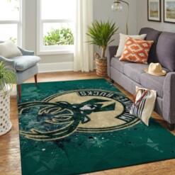 Milwaukee Bucks Living Room Area Rug