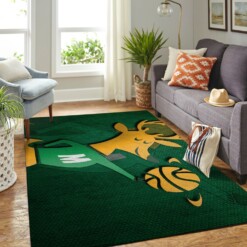 Milwaukee Bucks Living Room Area Rug