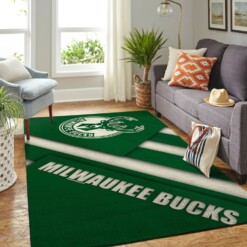 Milwaukee Bucks Living Room Area Rug