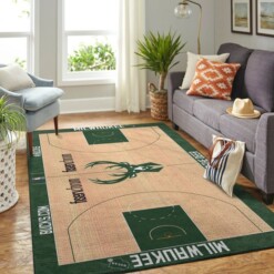 Milwaukee Bucks Living Room Area Rug