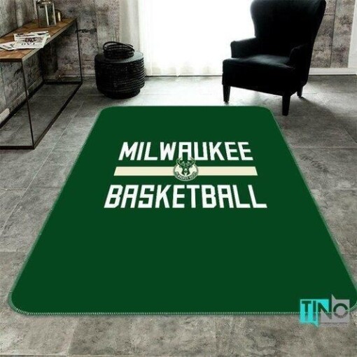 Milwaukee Bucks Living Room Area Rug