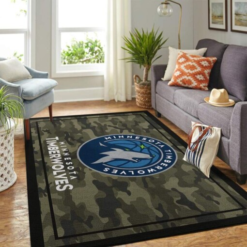 Minnesota Timberwolves Living Room Area Rug