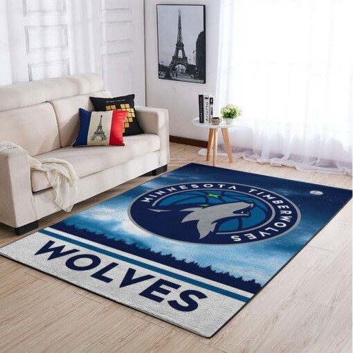 Minnesota Timberwolves Living Room Area Rug