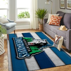 Minnesota Timberwolves Living Room Area Rug