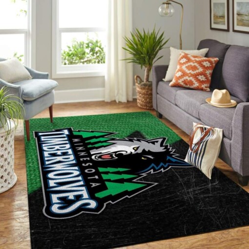 Minnesota Timberwolves Living Room Area Rug