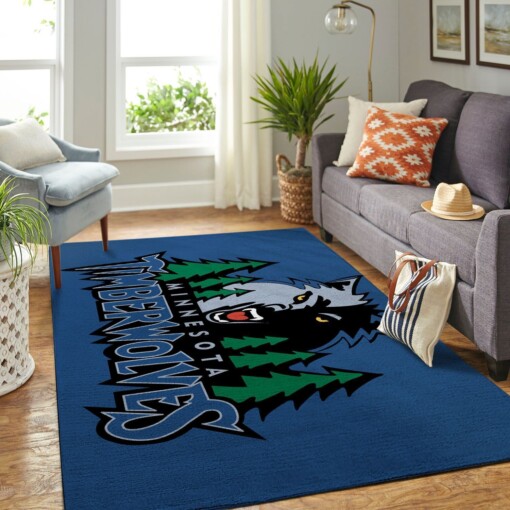 Minnesota Timberwolves Living Room Area Rug