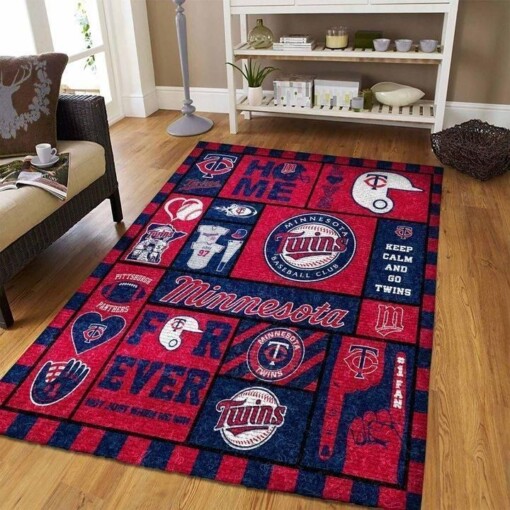 Minnesota Twins Living Room Area Rug