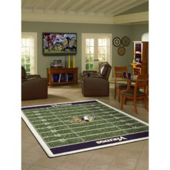 Minnesota Vikings Living Room Area Rug