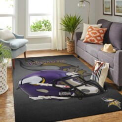 Minnesota Vikings Living Room Area Rug