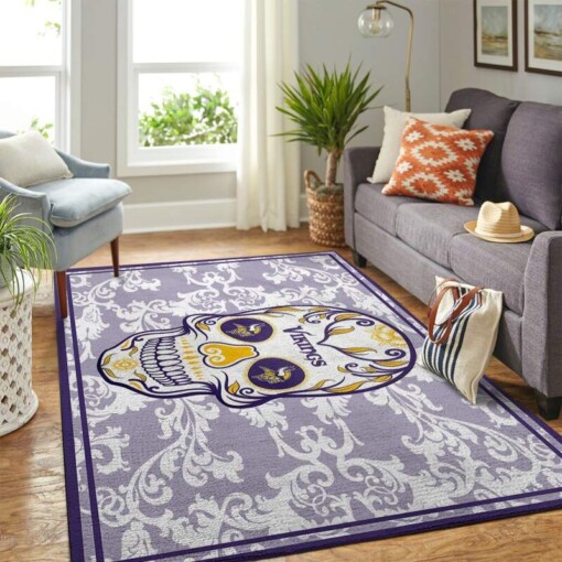 Minnesota Vikings Living Room Area Rug