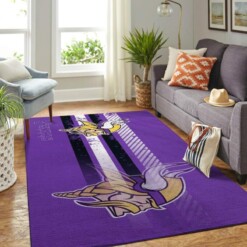 Minnesota Vikings Living Room Area Rug