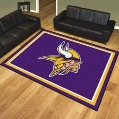 Minnesota Vikings Living Room Area Rug