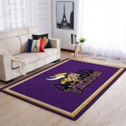 Minnesota Vikings Living Room Area Rug