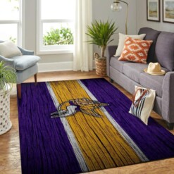 Minnesota Vikings Living Room Area Rug