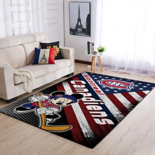 Montral Canadiens Living Room Area Rug