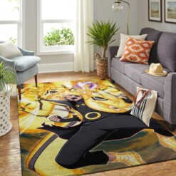 Naruto Themed Living Room Area Rug