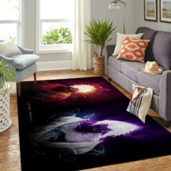 Naruto Themed Living Room Area Rug