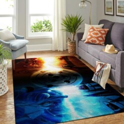 Naruto Themed Living Room Area Rug